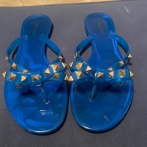 Valentino Rockstud PVC Thing sandal